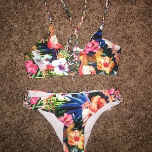Jungle print bikini